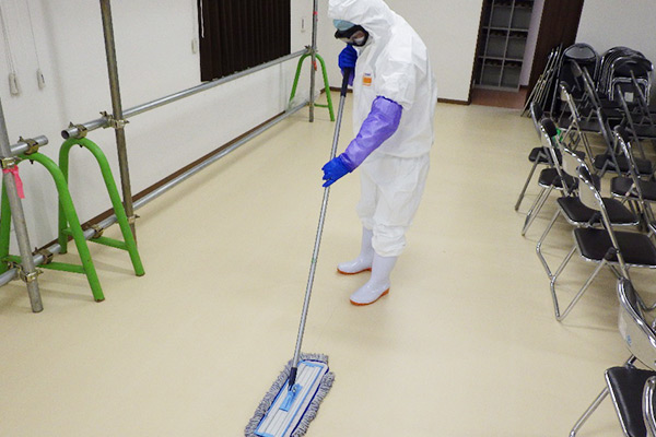 感染症対策の殺菌消毒